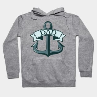 Dad Ships Anchor Hoodie